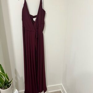 David’s bridal bridesmaid dress “wrap” style. Size 4